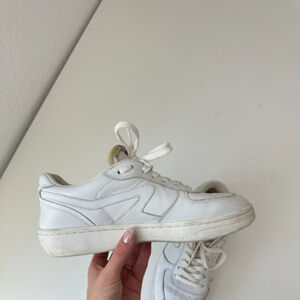 rag & bone white retro court leather sneaker 8W